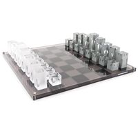 Acrylic Chess Set - Black, small